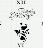 Family Blessing Temporary Tattoo Design