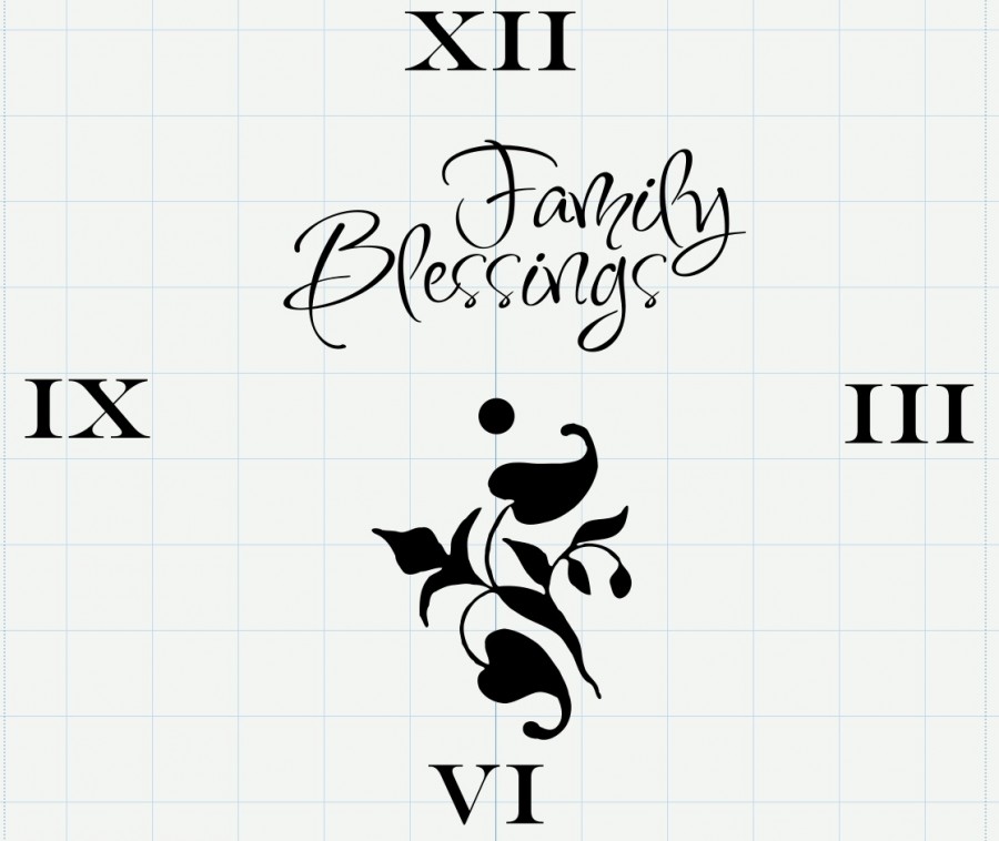 Family Blessing Temporary Tattoo Design