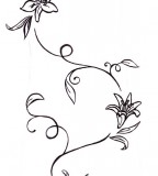 Flower Tattoos Lily And Vine Tatt Tattoo