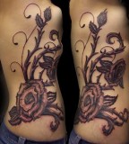 Couple Vine Tattoo Designs Images