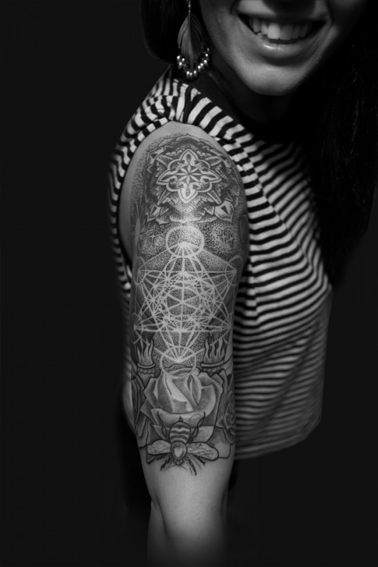 Laurens Sacred Geometry Half Sleeve