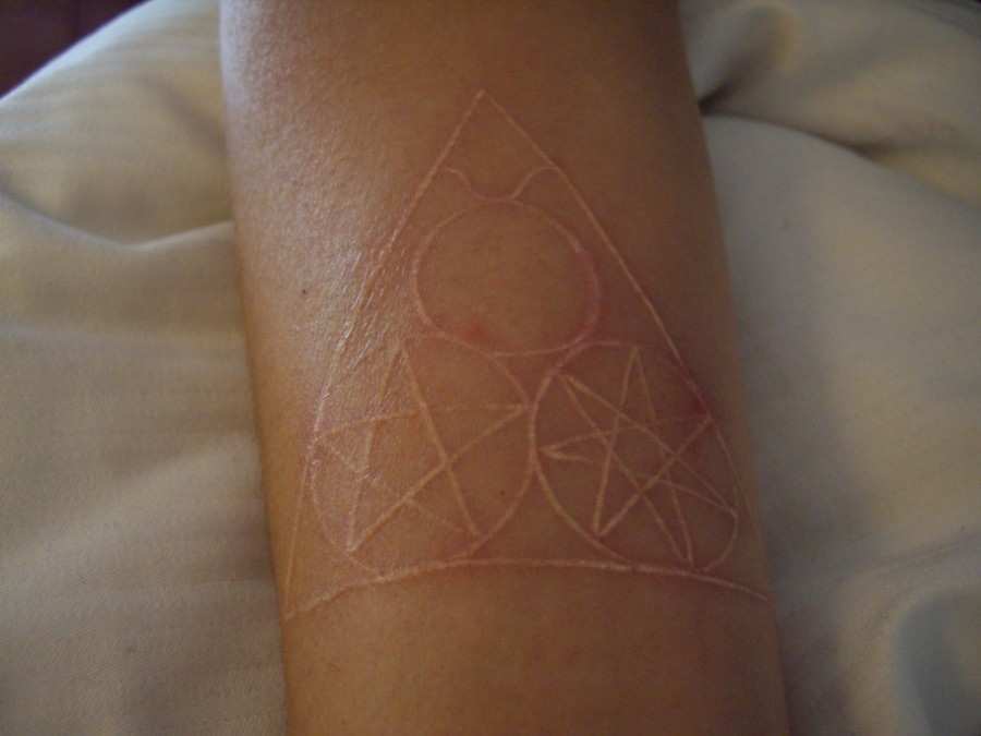 Sacred Geometry White Tattoo Tribe