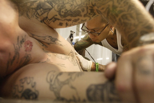 David Paul Morris – Chest / Sleeve / Shoulder / Hip Tattoos