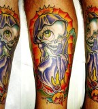 Worlds Best Santa Muerte Tattoo 