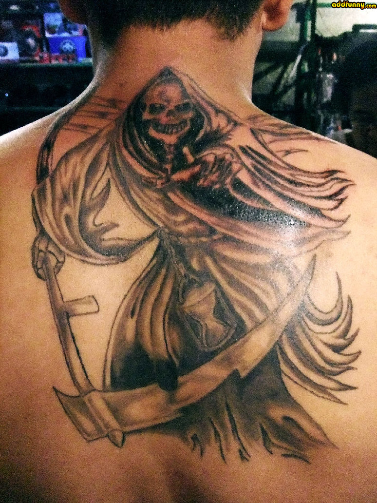 Dashing Santa Muerte Tattoos