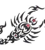 Cool Scorpio Tattoo Sample Design