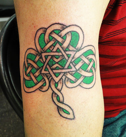 Symbol of Ireland Shamrock Tattoo