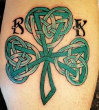 Cool Shamrock Celtic Tattoo Images