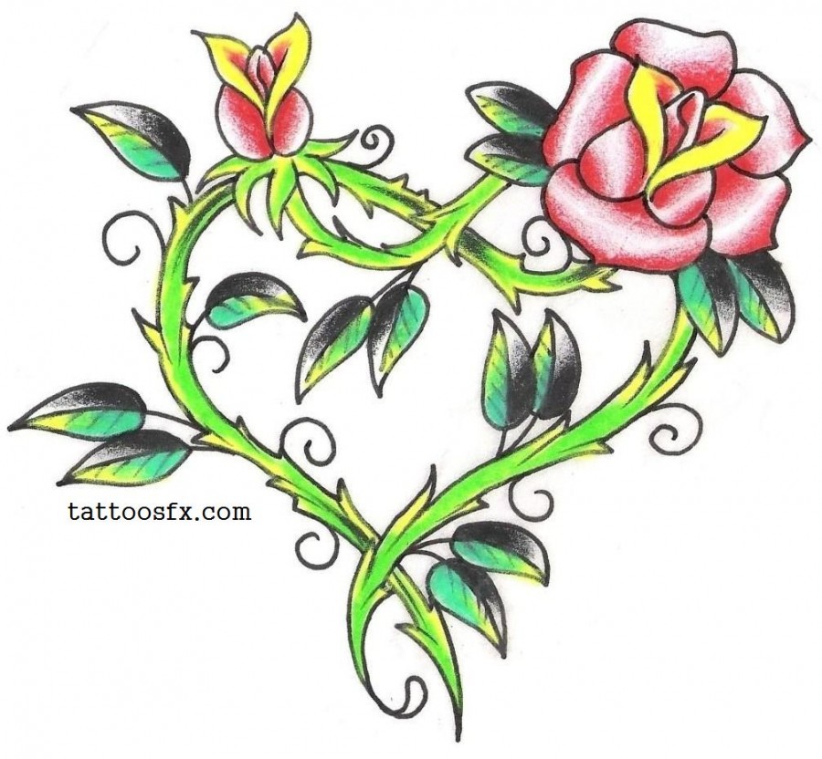 Shamrock Tattoo Designs Of Flowers
