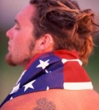 American Flag And Shamrock Tattoos