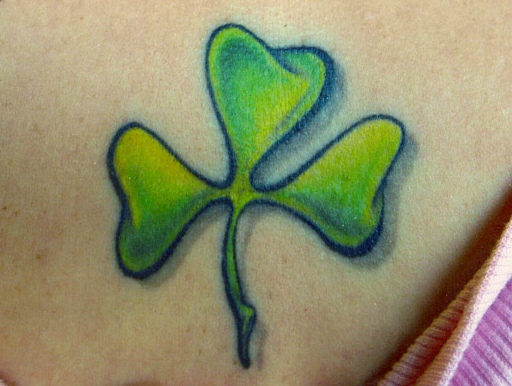 Young Sprigs Shamrock Tattoo Pictures