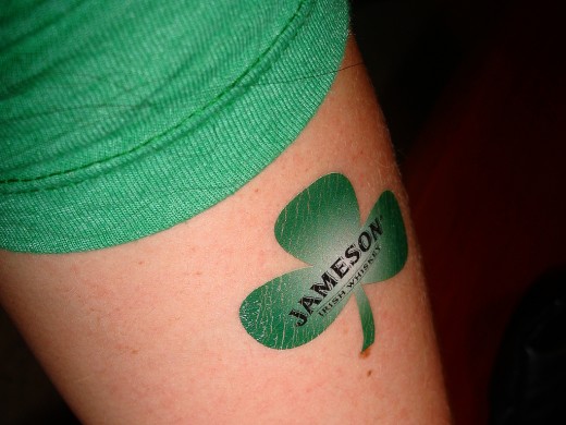 Unique Four Leaf Clover Tattoo Designs For Woman