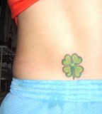 Unique Four Leaf Clover Tattoo Designs For GIrls