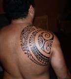 Shoulder Blade Polynesian Tattoo Design By Patu Mamatui
