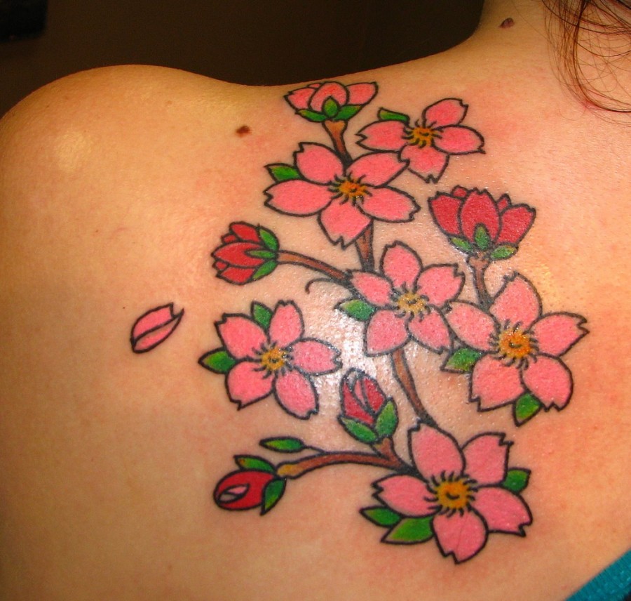 Shoulder Tattoos Beautiful Flower Tattoo Designs & Ideas For Women