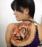 Amazing Shoulder Tiger Tattoo Designs And Ideas - Tattoos for Women