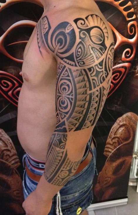 Polynesian Samoan Arm / Sleeve – Tattoos For Men