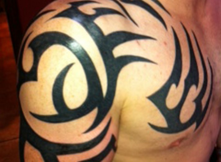 Shoulder Tribal Tattoos For Men