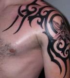 Tribal Tattoo Ideas Designs Pictures Images - Shoulder Tattoos