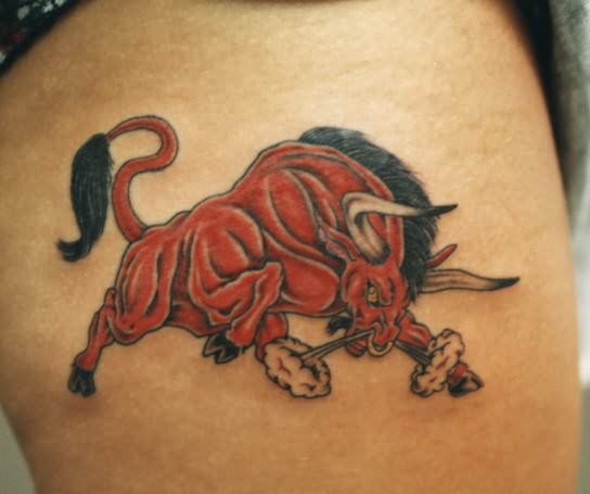 Red Bull Tattoos On Shoulder