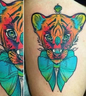 simba trippy tattoo