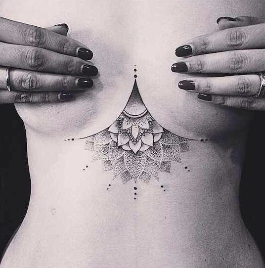 simple-dotwork-sternum-tattoo