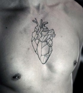simple heart tattoos for men simple heart tattoos for men
