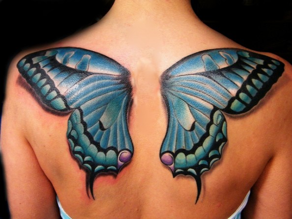 Butterfly Wings Tattoo Design