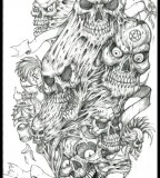 Stunning Skulls Tattoo Design By Standalonecomplex