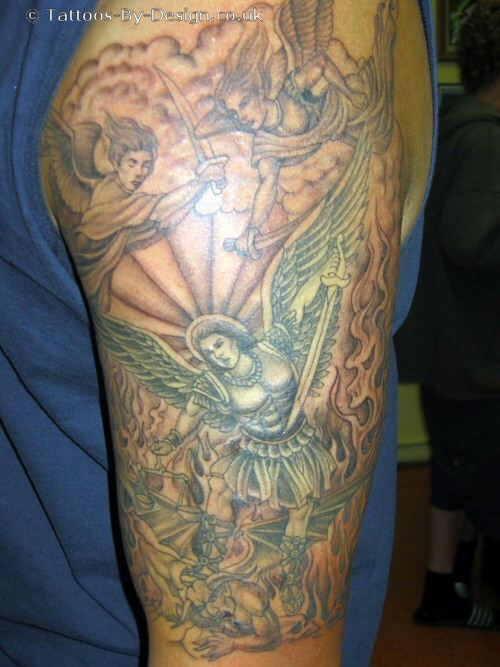 St Michael Tattoo – Color Tattoo ideas