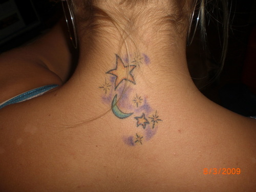 Exceptional Neck Tattoostar  for Women