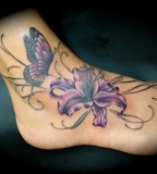 Stargazer Lily Butterfly Monster Ink Tattoo Of Sacramento