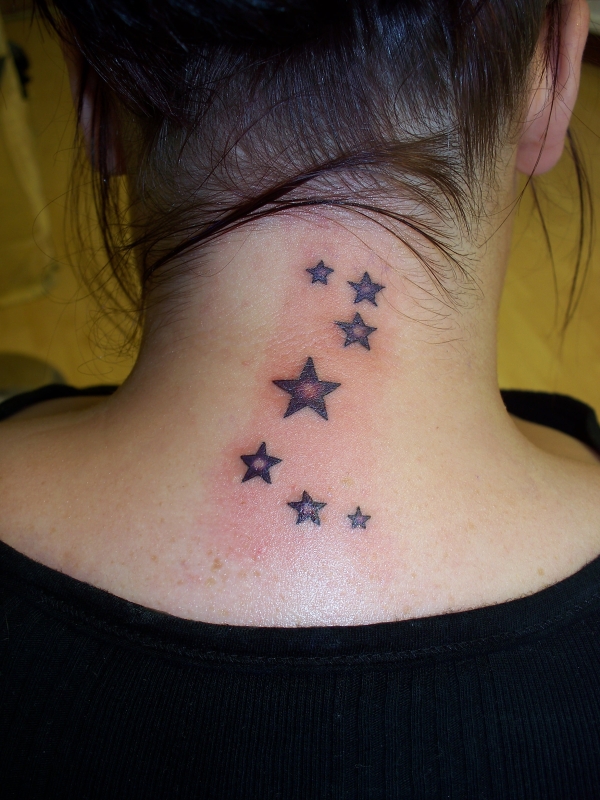 Nice Neck Tattoos For Girls
