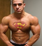 Cool Creative Superman Tattoo On Chest