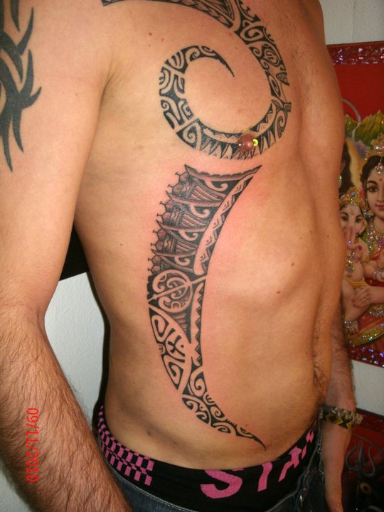 Dashing Chest Tatoo Design