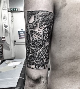 tarot death card tattoos for men tarot death card tattoos for men