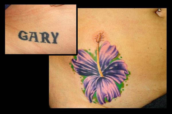 Clever Pink Lilly’s Cover Up Tattoos