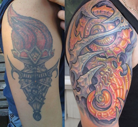 Needles And Sins Tattoo Cover Up