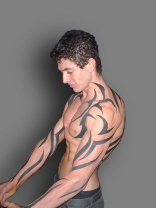 Tribal Tattoo For Power Effect Image – Tattoo For Men