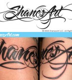 Amazing Graffiti Tattoo Letter Design