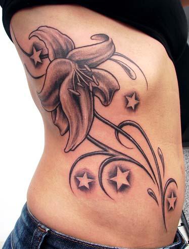 Tribal Side Tattoos For Women