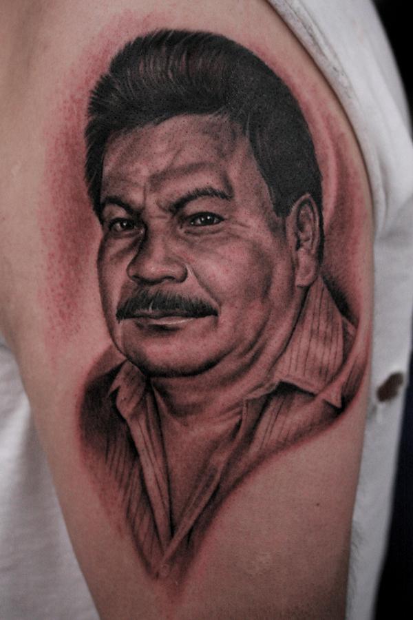 Detail off Face Tattoo Done At San Francisco Tattoo Expo