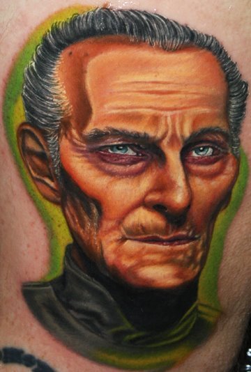 Awesome Facial Tattoo Design