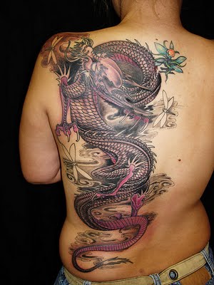 Amazing Mythical Dragon Tattoos Designs for Women