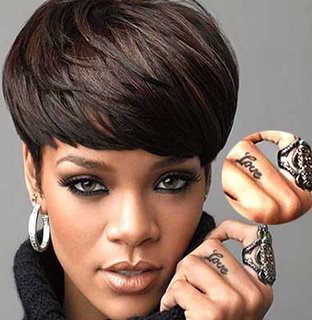 Love Rihannas Ring Finger Tattoo Design Pic