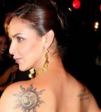 Sun Tribal tatto on Left Shoulder