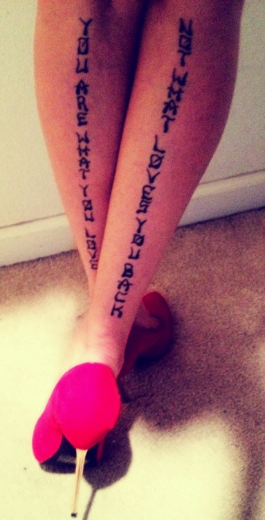 Charming Tattoo Phrases For Girls