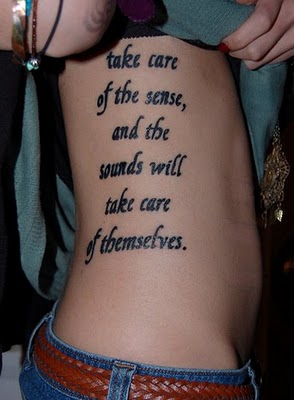 Cool Qoute Tattoos Designs 2012