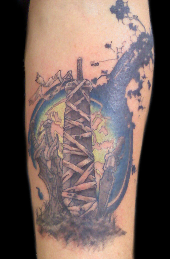 2011 Fantasy Swords / Weapons Tattoo Designs for Women