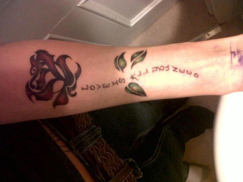 Inspirational Love Quotation Words And Tattoos
